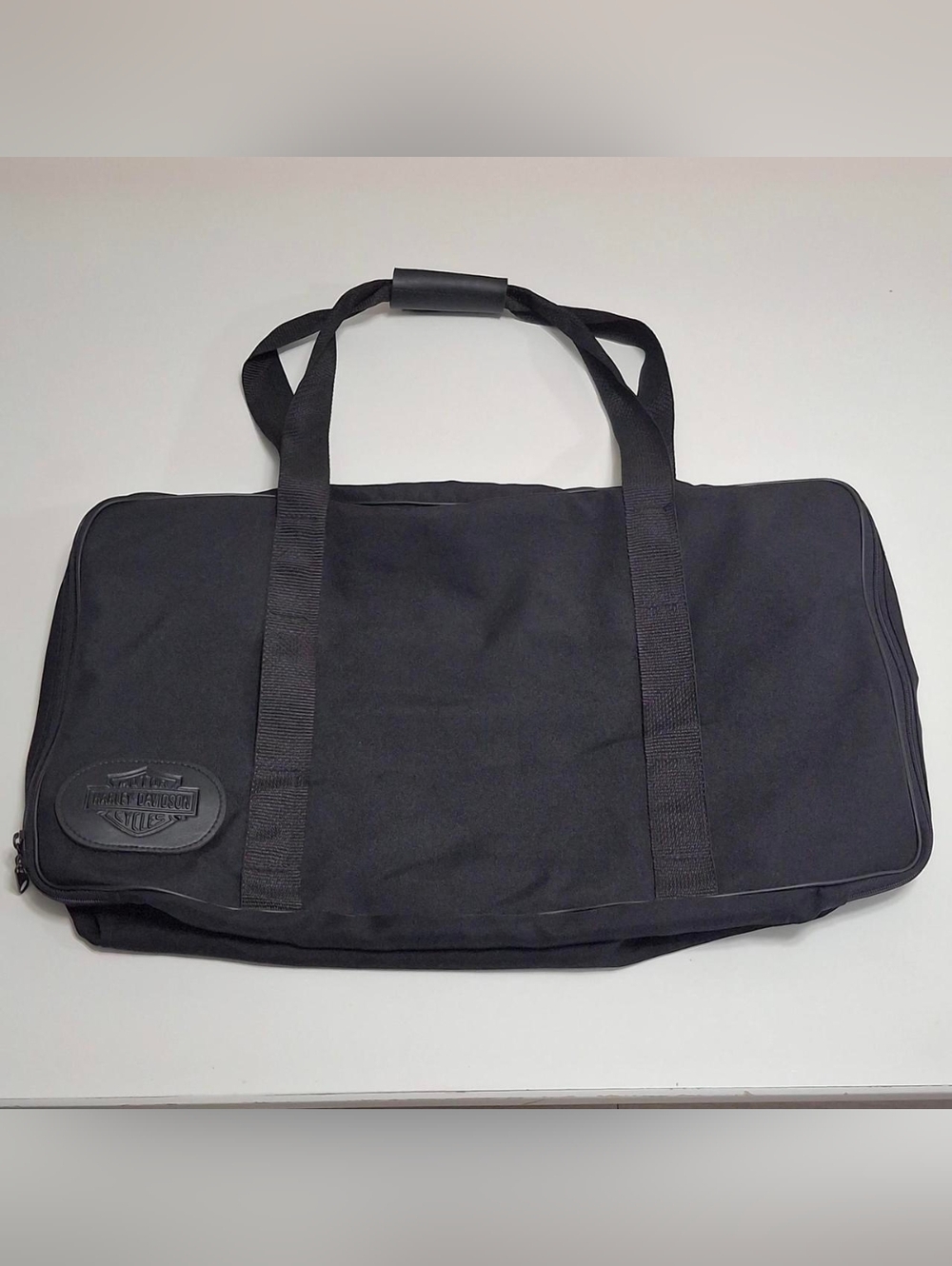 Harley Davidson black duffle bag #biker #leather